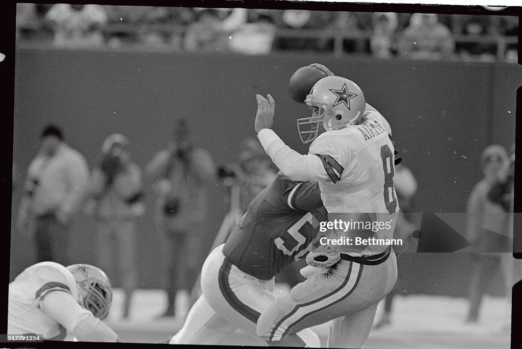 Troy Aikman Holding Football