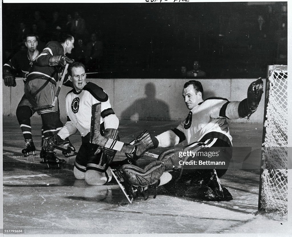 Maurice Richard Skating During Game