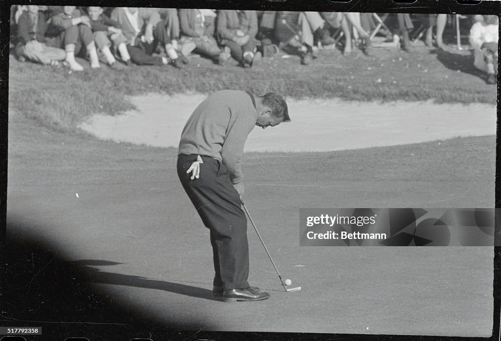 Arnold Palmer Playing Golf