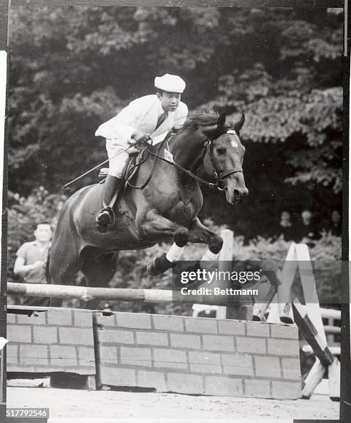 Crown Prince Akihito of Japan Riding A Horse Crown Prince Akihito of Japan Riding A Horse