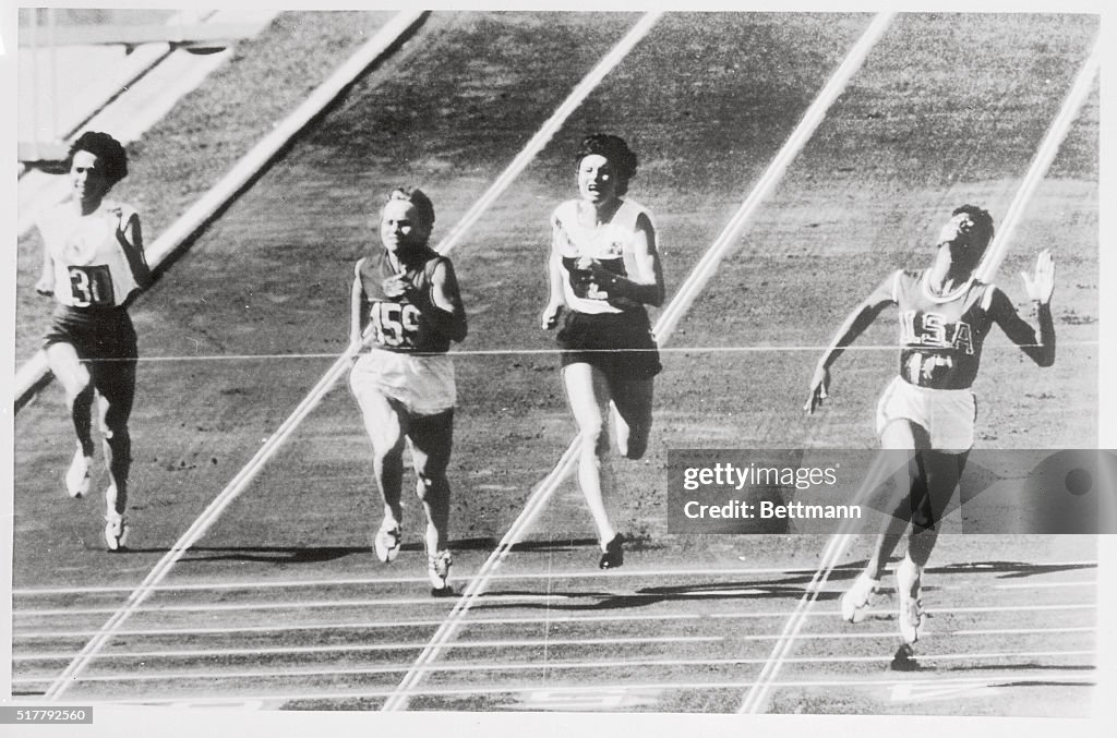 Wilma Rudolph Winning 100 Meter