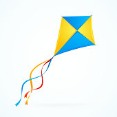 Colorful Kite. Vector