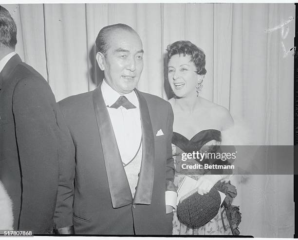 Hollywood, California: Japanese actor Sessue Hayakawa, a nominee for Best Performance By An Actor In A Supporting Role for his work in The Bridge On...