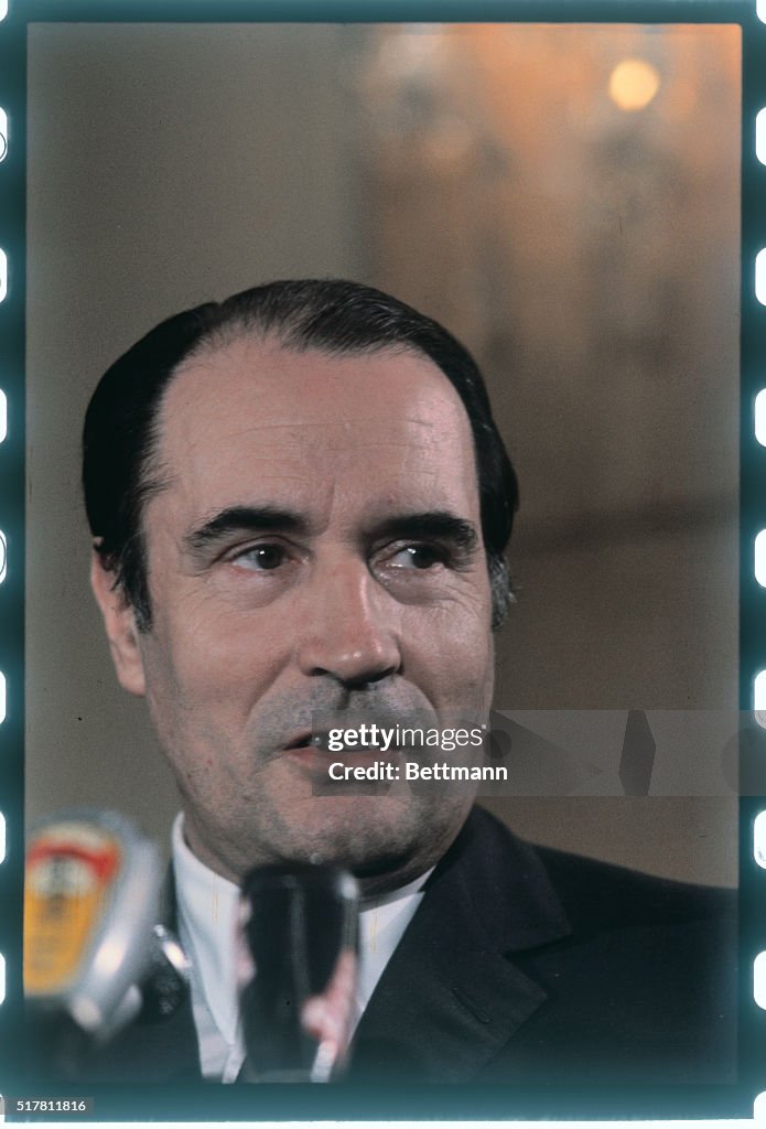 Portrait of Francois Mitterrand