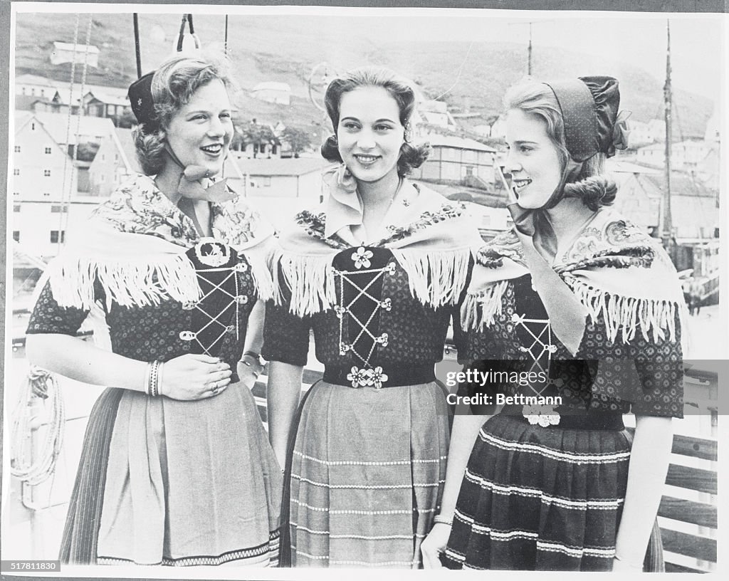 Danish Princesses in National Costume