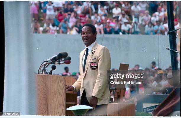 Simpson, NFL Hall of Fame, former Buffalo Bills running back.