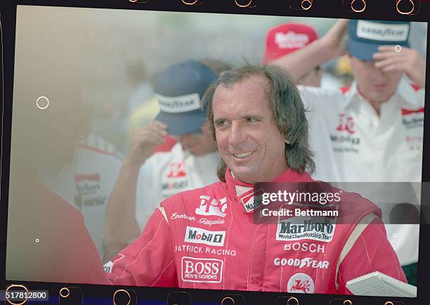 Emerson Fittipaldi, Brazilian racer, winner '1989 Indianapolis 500 race.