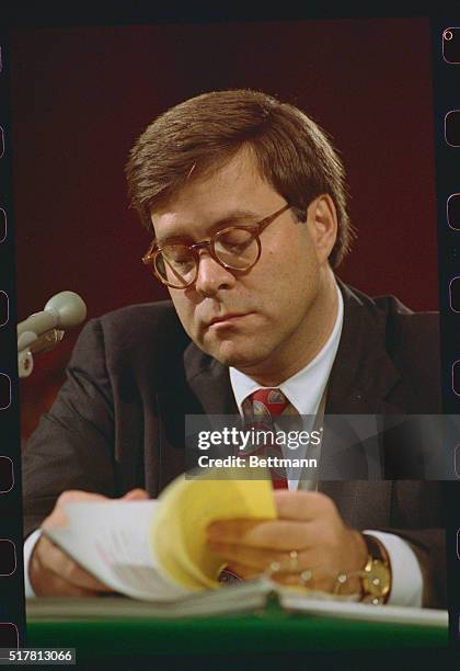 Washington: William Barr appears before the Senate Judiciary Committee on his nomination to become attorney general at Justice Department.