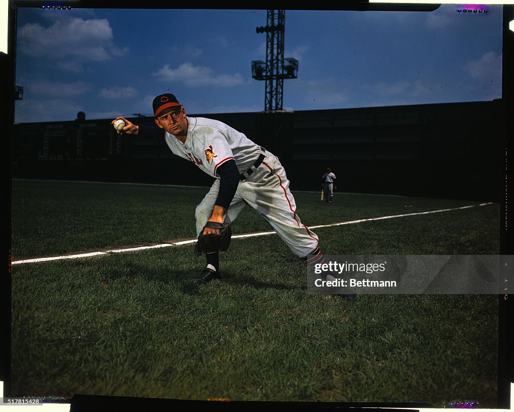 Joe Gordon of the Cleveland Indians is shown here. He won the AL's ...
