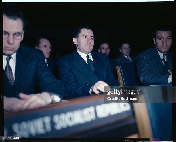 Benjamin F. Fairless, President of U.S. Steel Corporation is shown here.