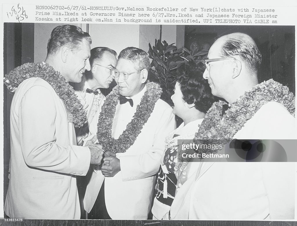 Governor Nelson Rockefeller with Japanese Delegates