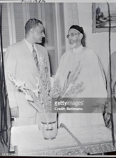 Sixty-four year old King Idris of Libya was married June 5th at the Libyan Embassy in Cairo, to Aliyah Lamoum, daughter of an Arab chieftain, but...