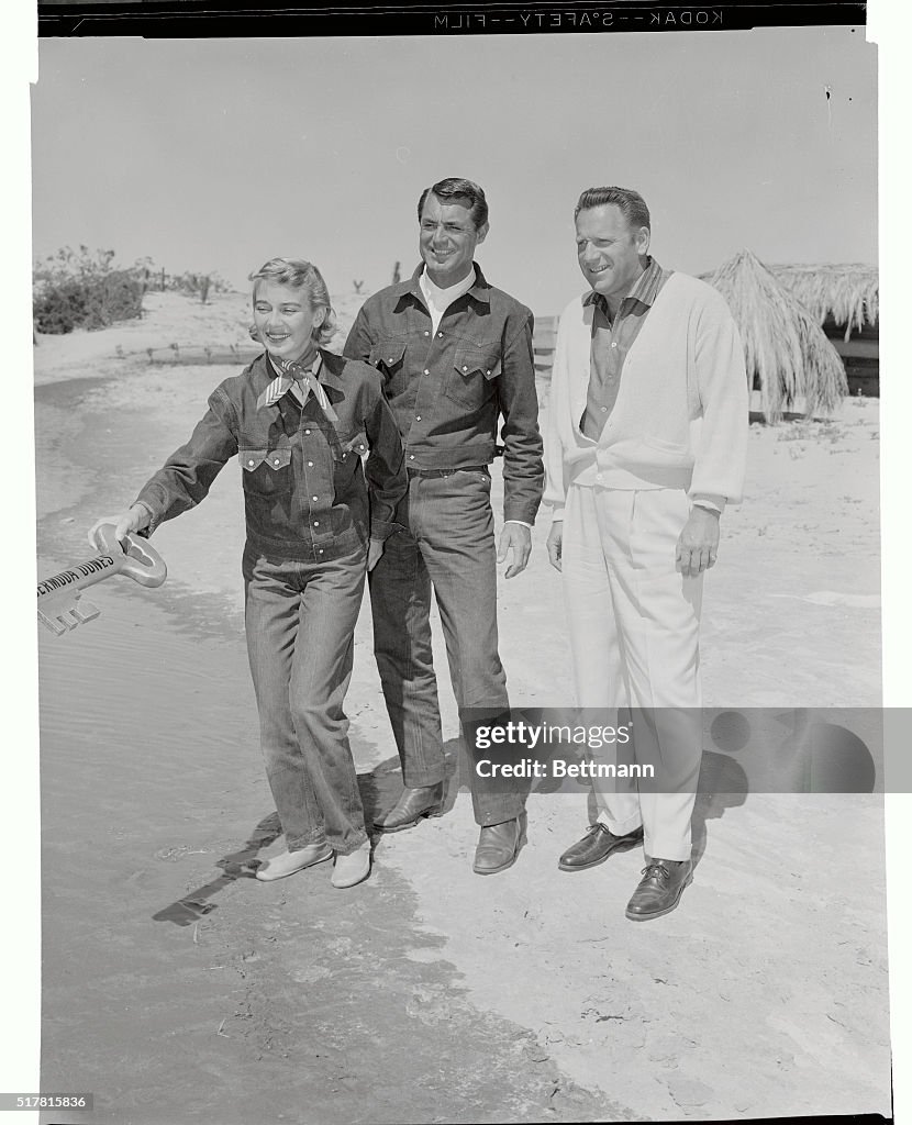 Cary Grant with Betsy Drake