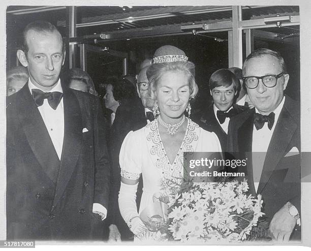 Royal Affair; Producer/writer Carl Foreman welcomes Their royal highnesses, the Duke and Duchess of Kent, to the Royal American Premiers of Young...