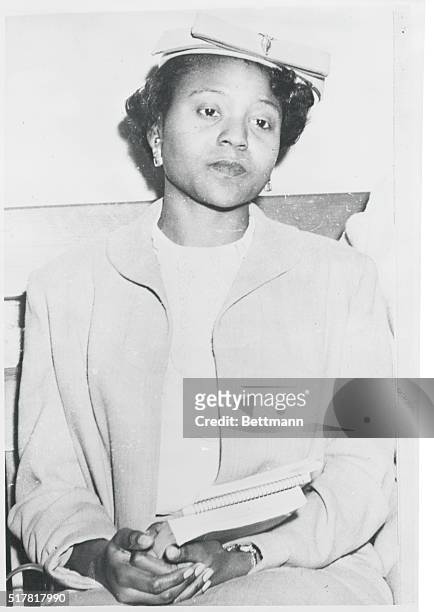 Tuscaloosa, Alabama: University of Alabama Trustees Bar Negro Student. Miss Autherine Lucy the first Negro student ever to enter the University of...