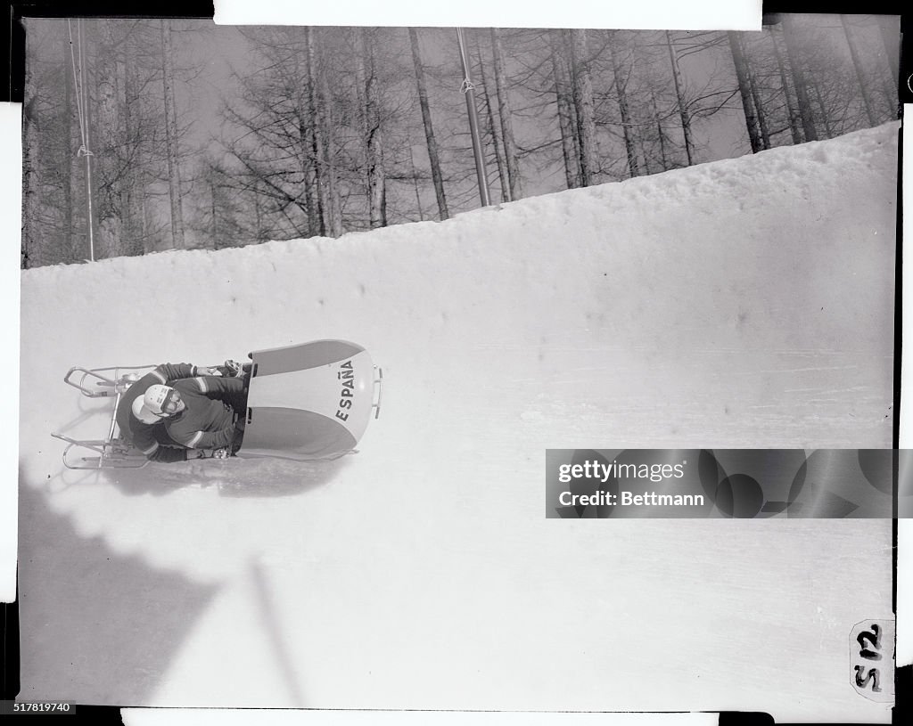 View of the Spanish Bobsled Team