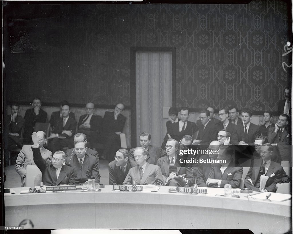 Security Council in Session