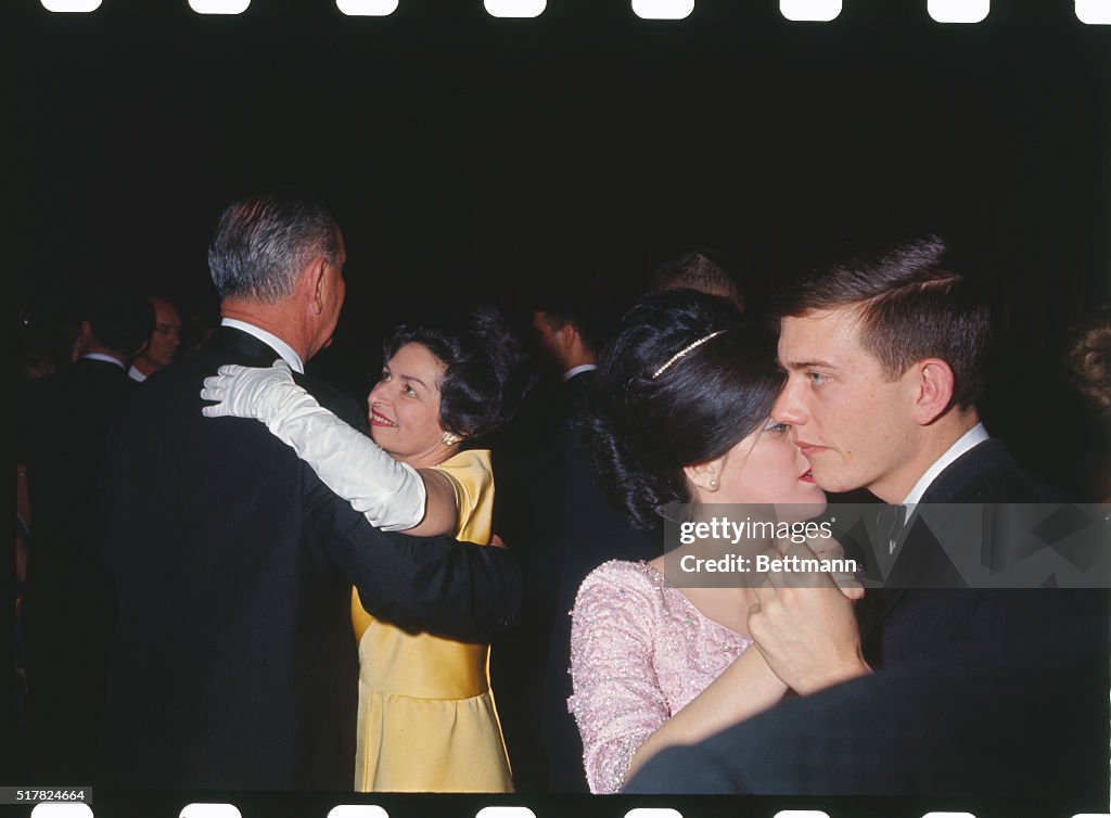 Lucy Baines Johnson Dancing with Paul Betz