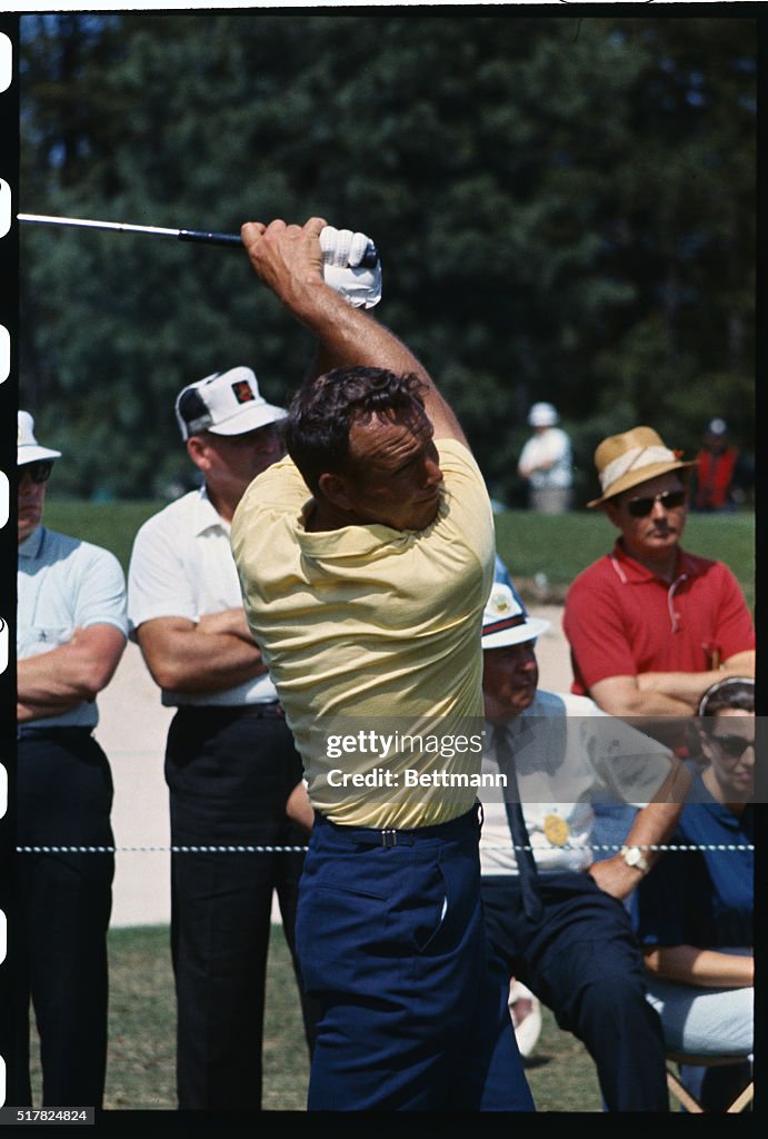 Arnold Palmer Driving the Ball