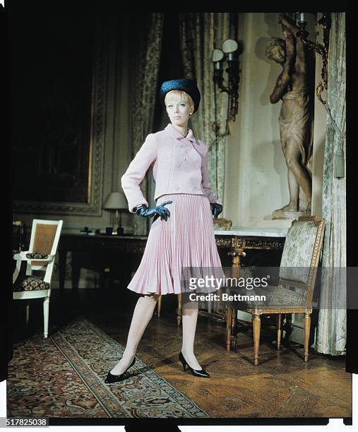 Swingin' into Spring 1965 is this fashion called which was the best seller in the Pierre Balmain collection. The Parisian couturier selected a pink...