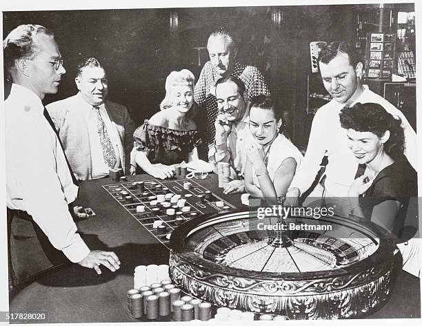 Monte Carlo in the Desert. Casino. How it Spins: The ball circles roulette wheel makes hearts happy or sad as it falls red or black on one number or...