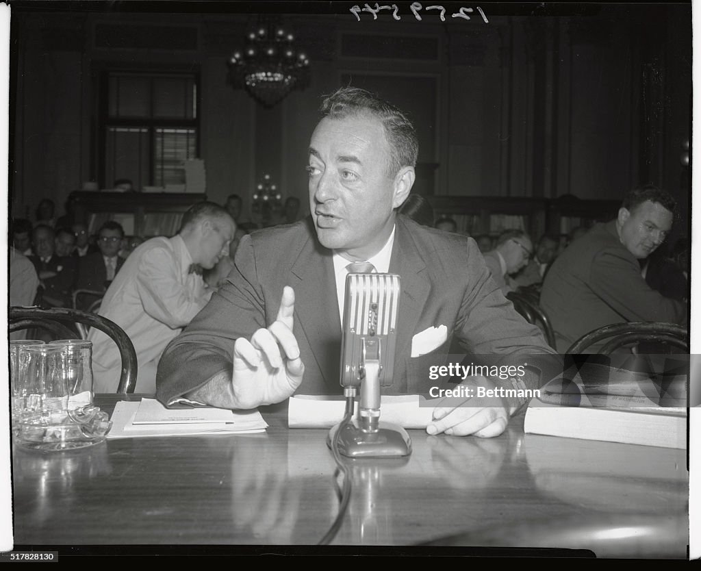 William J. Levitt, America's largest home builder, is shown as he