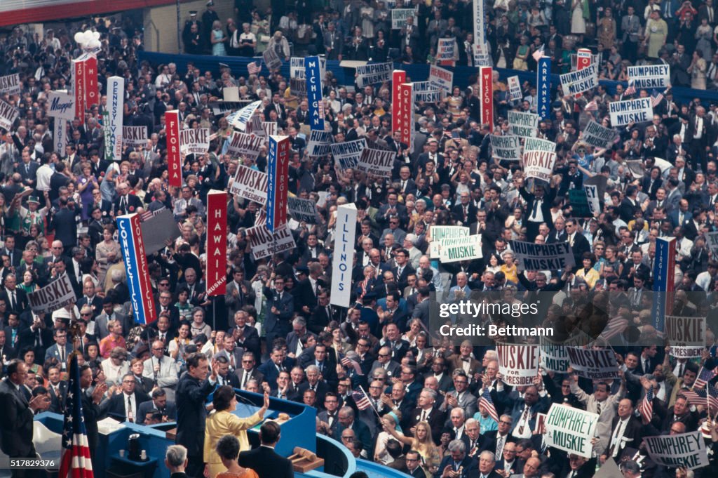 View of Democratic Convention