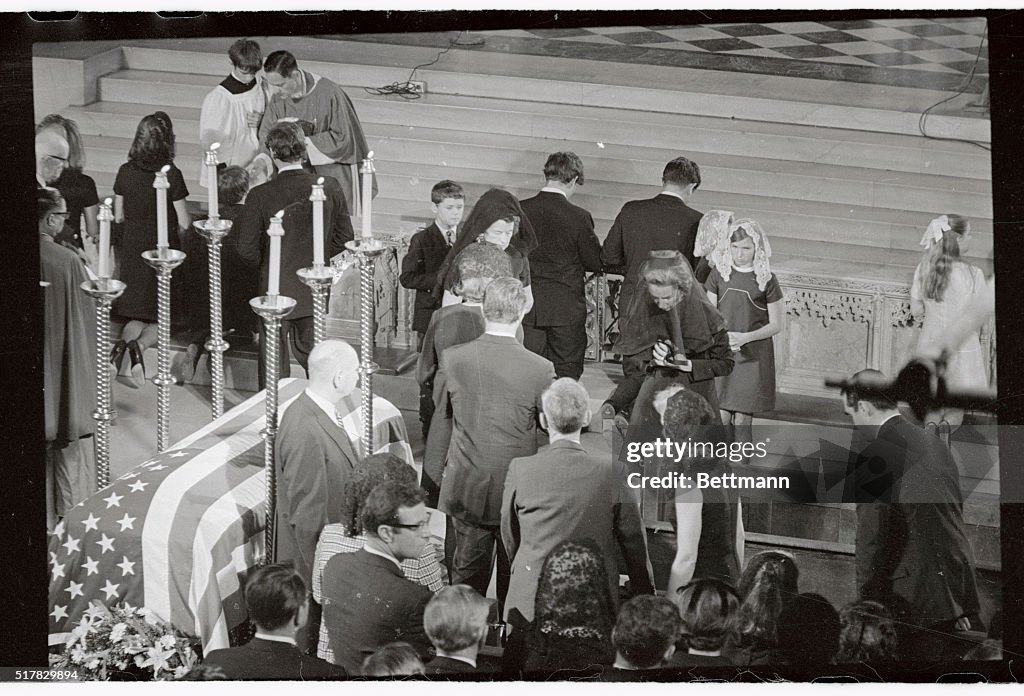Rose Kennedy and Ethel Kennedy Receiving Communion