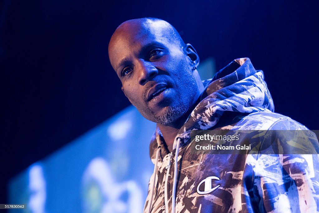 Dmx Rapper Walking Rapper DMX performs in concert at B.B. King Blues Club & Grill on ...