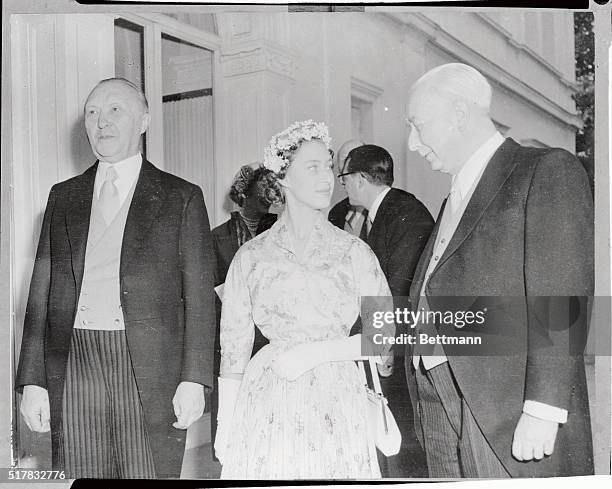 Princess Margaret began her four day visit to Germany today. She flew to Bonn in a Viking of the Queen's flight to be the first Royal visitor there...