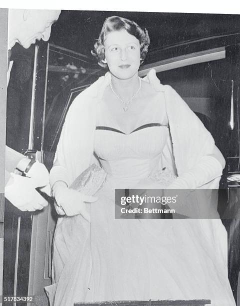 Stepping from her limousine to attend a London charity event, Princess Alexandra enters the social limelight. Daughter of the Duchess of Kent, she's...