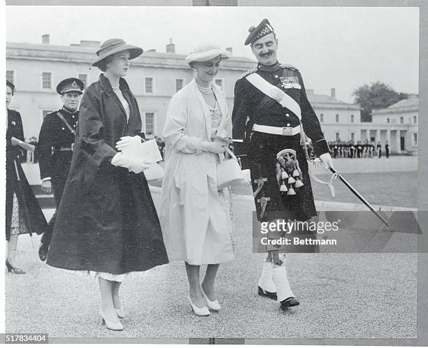 Regal duties now take much of Princess Alexandra's time as she subs for Princess Margaret at many official events. Here, she attends a parade at the...