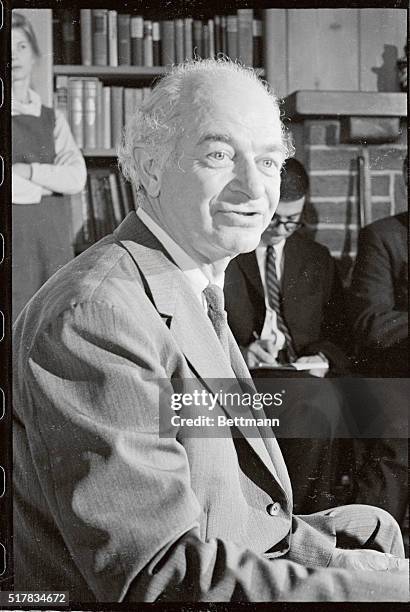 Dr. Linus Pauling, named the winner of the Nobel Prize for 1962, announced at a press conference that he was leaving the California Institute of...