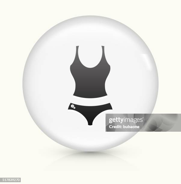 female clothes icon on white round vector button - reflective vest stock illustrations
