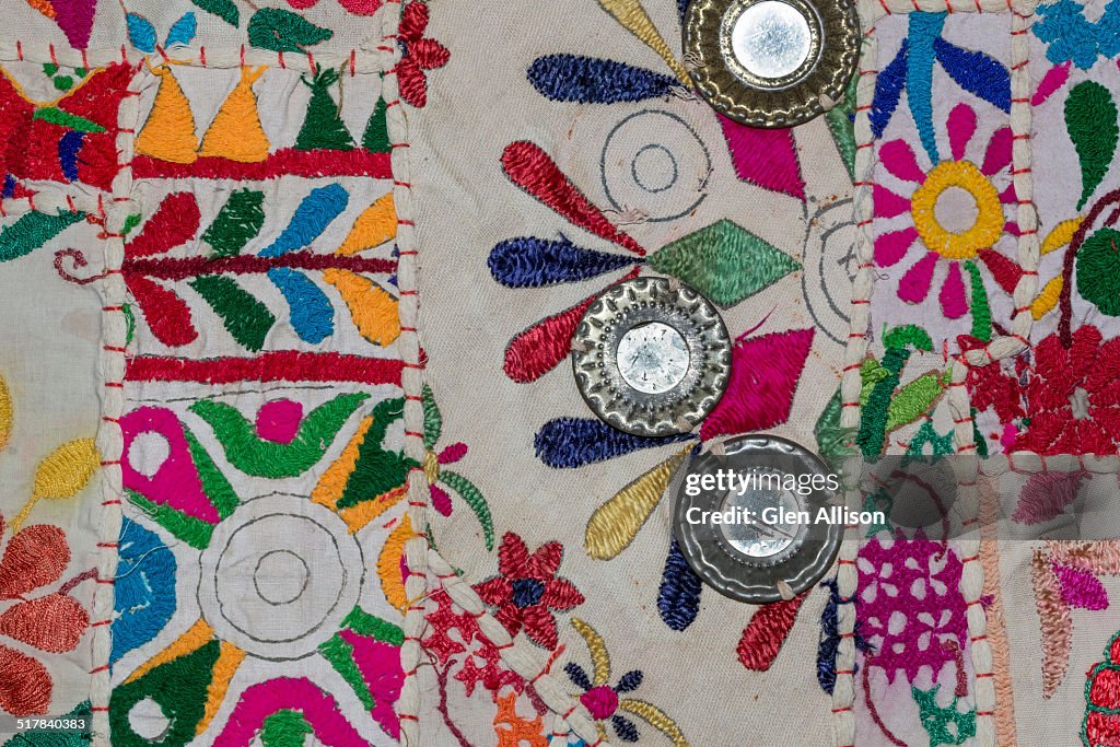 Rajasthani textile fabric embroidery