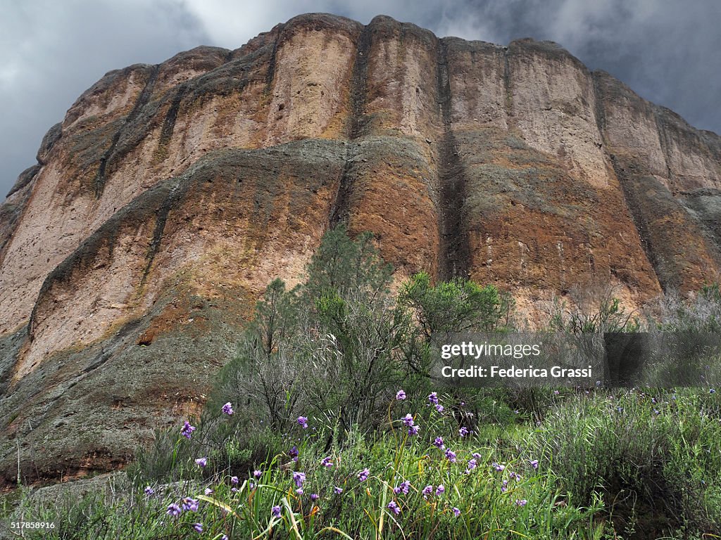 Colorful Rocks California Colorful Rock Formation At The Balconies Pinnacles National Park ...