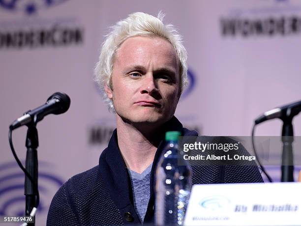 Actor David Anders of "IZombie" on Day 1 of WonderCon 2016 held at Los Angeles Convention Center on March 25, 2016 in Los Angeles, California.
