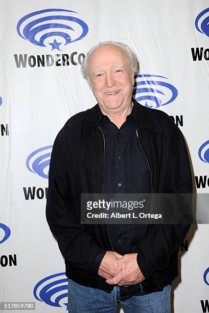 Actor Scott Wilson promotes A&E's "Damien" on Day 1 of WonderCon 2016 held at Los Angeles Convention Center on March 25, 2016 in Los Angeles,...