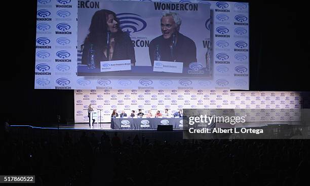 IZombie" panel on Day 1 of WonderCon 2016 held at Los Angeles Convention Center on March 25, 2016 in Los Angeles, California.