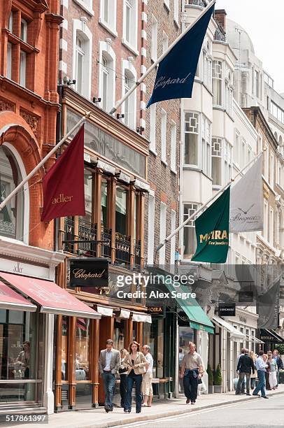 local landmarks - bond street london stock pictures, royalty-free photos & images