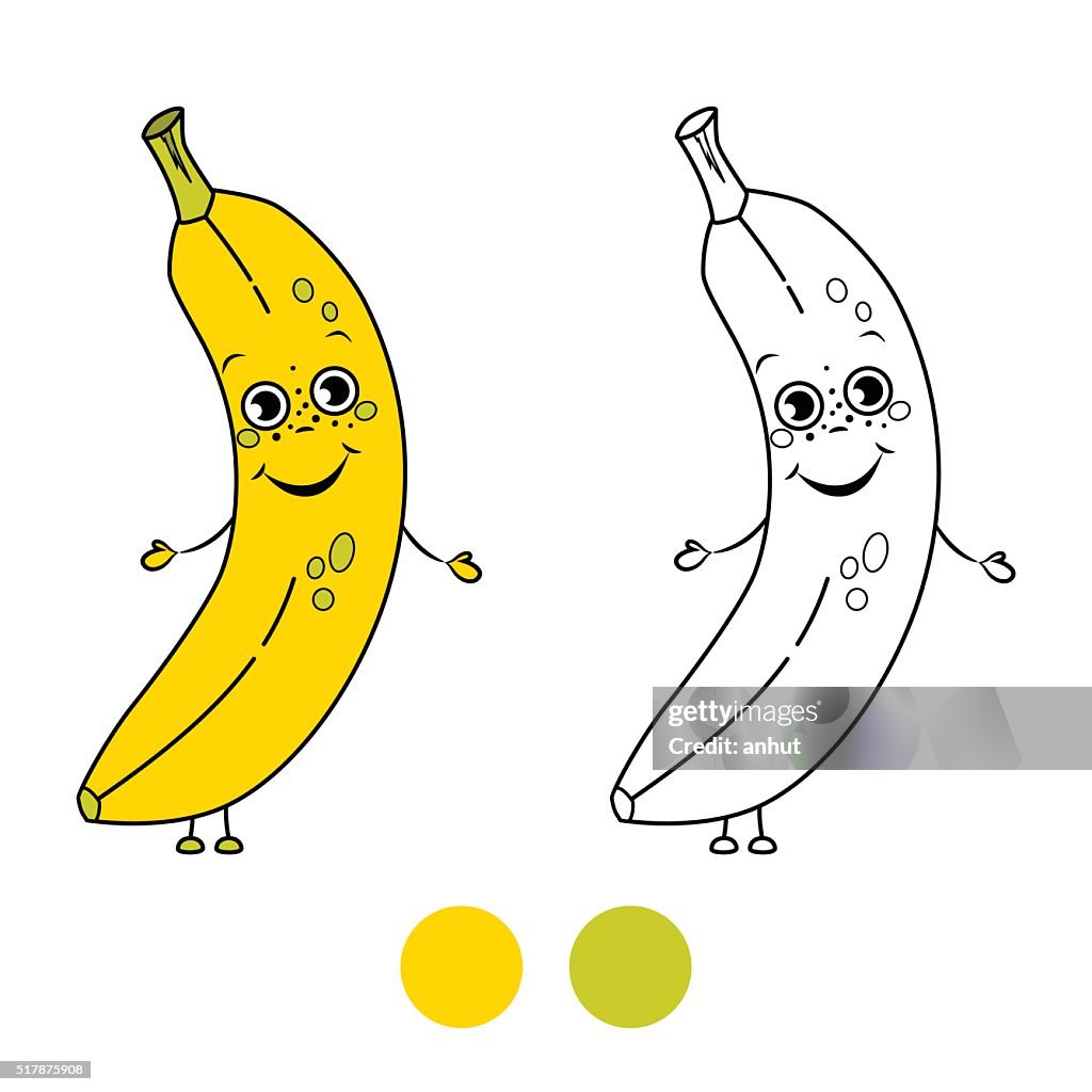 Plátano Libro Para Colorear Página Ilustración De Vectores De Dibujos Animados Juegos Para Niños Ilustración de stock - Getty Images Plátano Libro Para Colorear Página Ilustración De Vectores De Dibujos Animados Juegos Para Niños Ilustración de stock - Getty Images