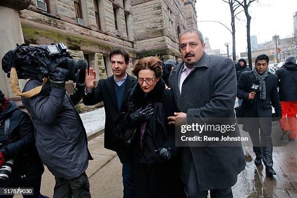 Ghomeshi verdict. CBC host Jian Ghomeshi's mom leaves court. Henin was successful in this high profile case.