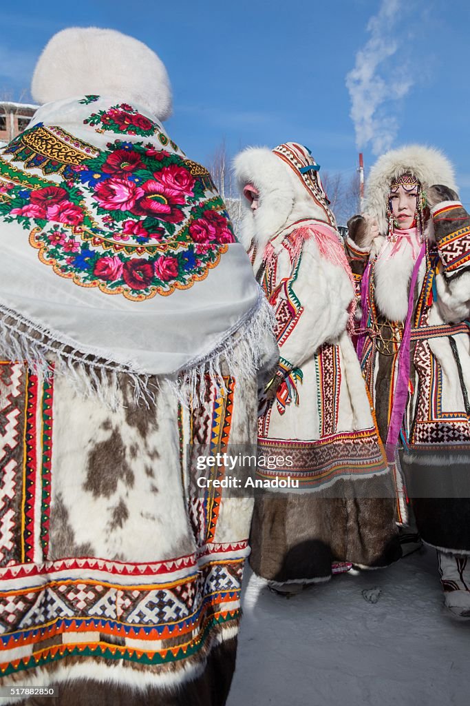 Russia's Nenets celebrate Reindeer Herders' Day