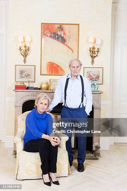 Harry Evans, former editor of the Sunday Times and wife Tina Brown, editor and author are photographed for Sunday Times magazine on December 6, 2015...