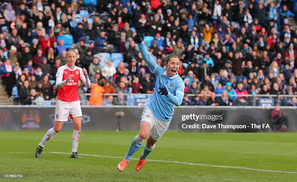 WSL 1: Manchester City Women v Arsenal Ladies FC