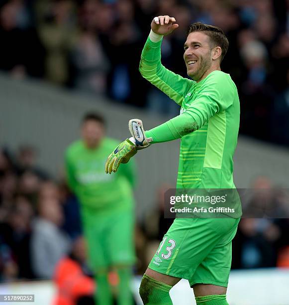 Adrain San Miguel of West Ham United celebrates scoring during the match between West Ham United XI v West Ham United All Stars XI: Mark Noble...