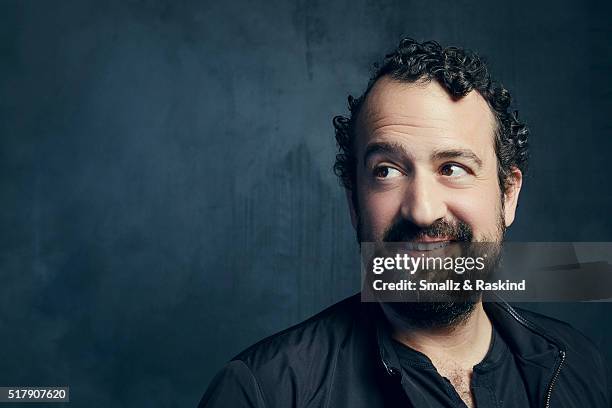 Steve Zissis poses for a portrait in the Getty Images SXSW Portrait Studio Powered By Samsung on March 13, 2016 in Austin, Texas.