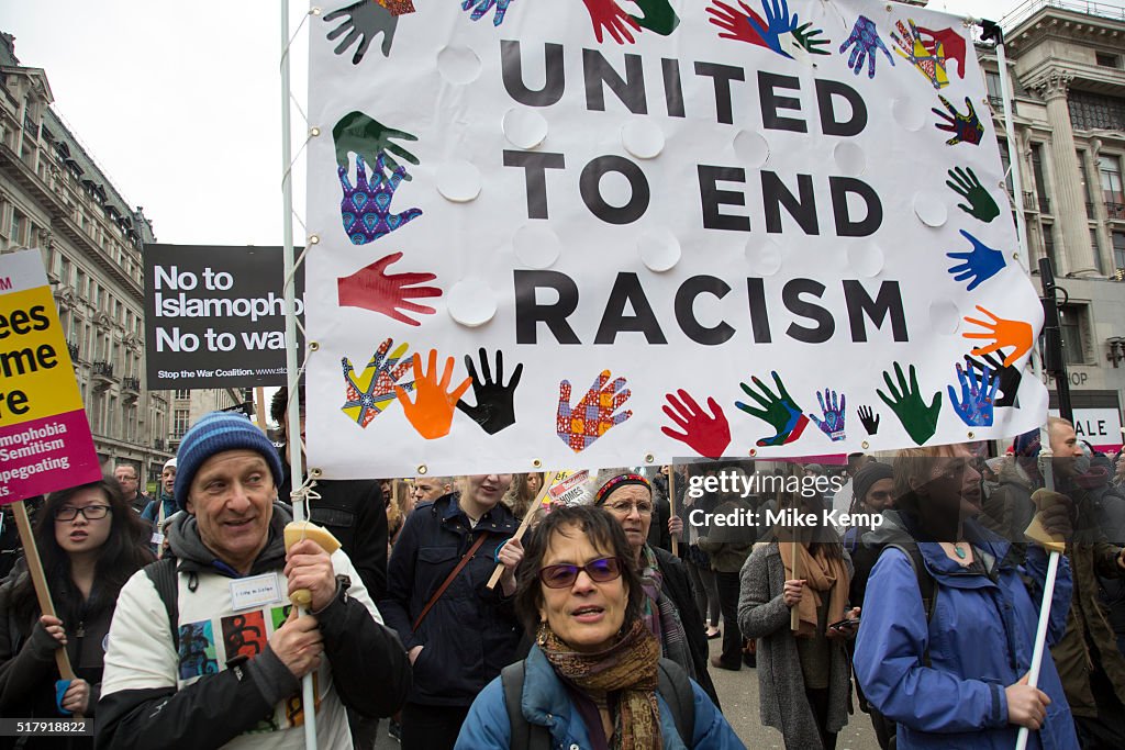 Anti-racism Day Demonstration London