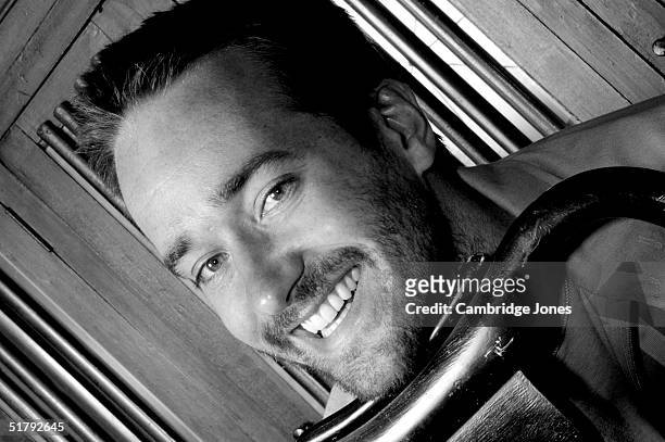 Actor Matthew McFadyen poses at a photoshoot in London on the 23rd of July 2003.