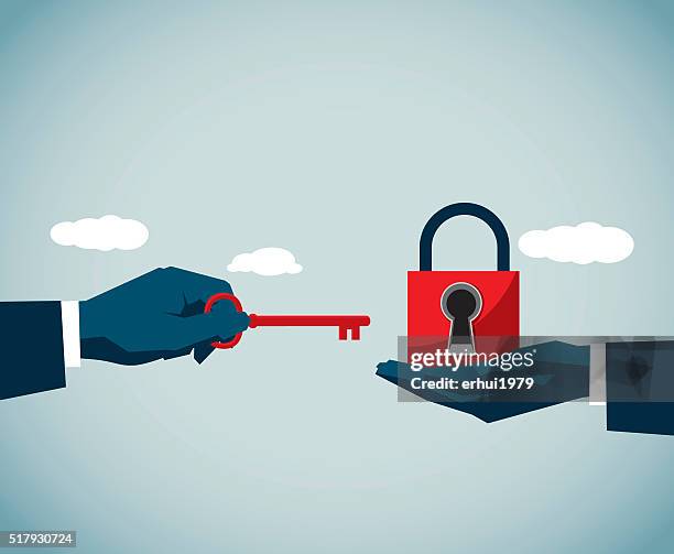 unlocking - unlocking concept stock illustrations